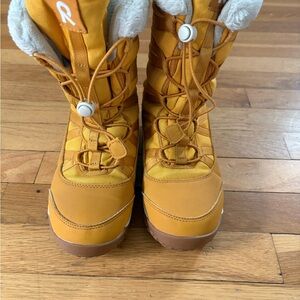Kids Yellow Samojedi ReimaTec Waterproof Snow Boots